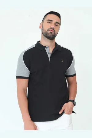 STELLERS Men Henley Neck Pockets T-shirt