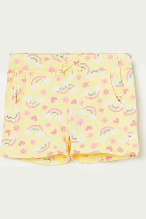 Lifestyle Girls Conversational Printed Regular Fit Mid-Rise Shorts