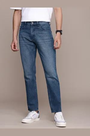 WROGN Men Relaxed Fit Light Fade Stretchable Pure Cotton Jeans