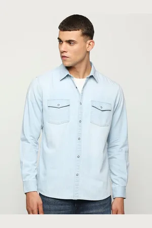 Pepe Jeans Washed Casual Denim Shirt