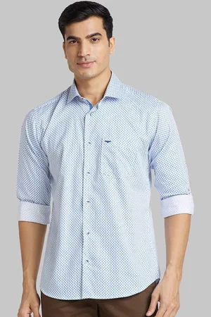 Park Avenue Men Slim Fit Opaque Printed Casual Shirt
