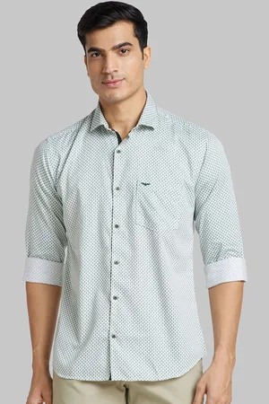 Park Avenue Men Slim Fit Opaque Printed Casual Shirt