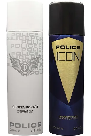 Police Men Pack of 2 Contemporary + Icon Deodorant Sprays 400ml
