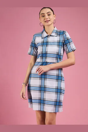 DressBerry Checked Shirt Dress