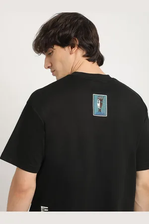 The Bear House Oversized Applique Design Crew Neck T-shirt