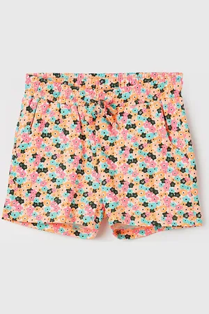 Lifestyle Girls Floral Printed Hot Pants Shorts