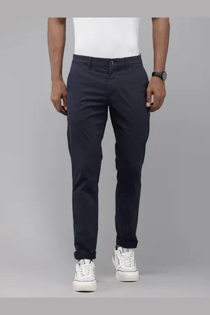 U.S. Polo Assn. Men Austin Trim Fit Checked Chinos Trousers