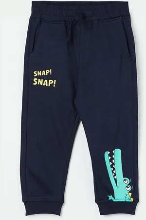 Lifestyle Infant Boys Self Designed Pure Cotton Joggers