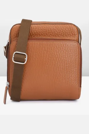 Hidesign Men Textured Messenger Bag