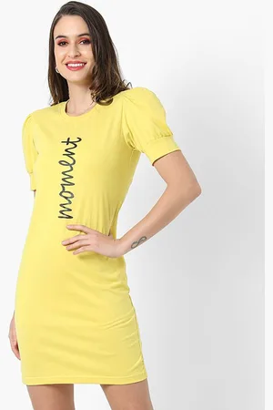 Campus Puff sleeves Sheath Dress