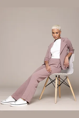 Roadster Open Front Blazer With Trouser Co-Ords