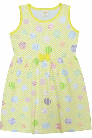 Clothe Funn Round Neck Fit & Flare Bow Detailed Dress