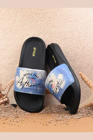 SPYKAR Men Printed Sliders