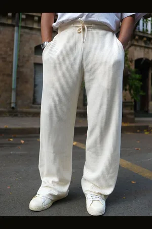Powerlook Men Texture Baggy Fit Track Pants