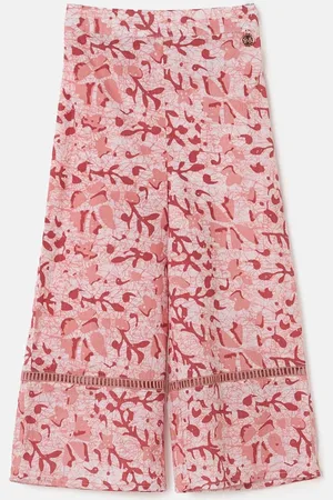 Angel & Rocket Girls Floral Printed Flared Culottes Trousers