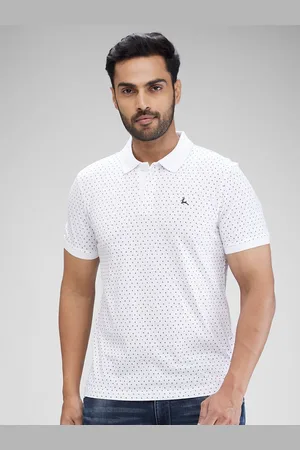 Parx Men Printed Polo Collar Pockets T-shirt