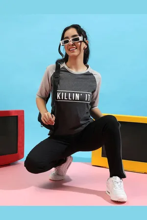 Campus Print Cotton Top