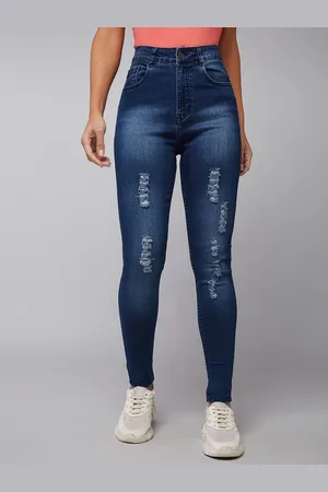 Roadster The Lifestyle Co Light Fade Skinny Fit Ripped Stretchable Jeans
