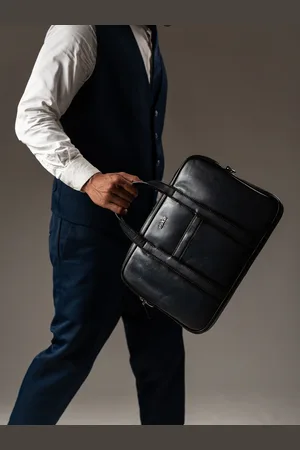 Eske Unisex Clark Leather Laptop Bag