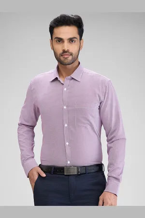 Park Avenue Men Slim Fit Micro Checks Opaque Checked Formal Shirt