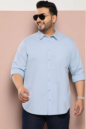 Sztori Men Plus Size Classic Casual Shirt