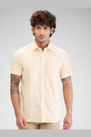 ColorPlus Men Opaque Striped Casual Shirt