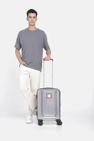 Swiss Military Sapphire Brand Logo Embossed Cabin Trolley Suitcase