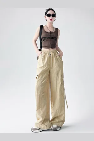 LULU & SKY Women Straight Fit High-Rise Trousers