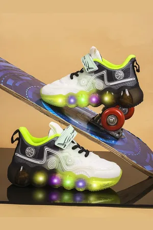 ABROS Shoes Boys Textile Running Shoes