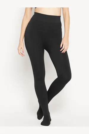 ZeroKaata Women High Waist Fleece Winter Fur Pantyhose Stockings