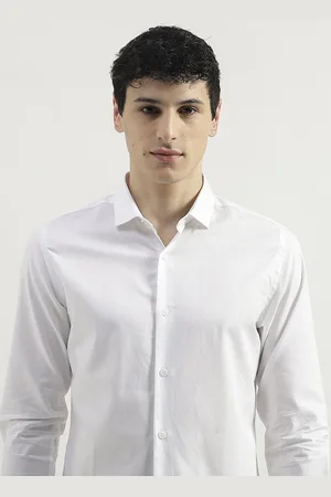 Benetton Men Slim Fit Opaque Formal Shirt