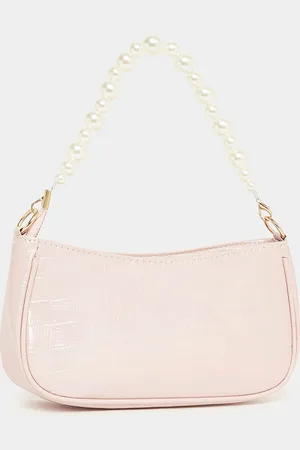 Styli Embellished PU Swagger Shoulder Bag