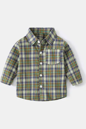 Stylecast Boys Tartan Checks Opaque Checked Casual Shirt