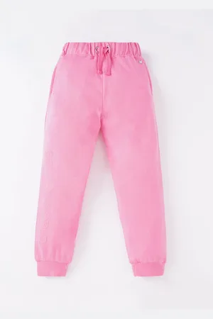 Ed-a-Mamma Girls Mid-Rise Cotton Joggers