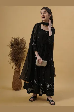 Kedar Fab Ethnic Motifs Print Maxi Dress