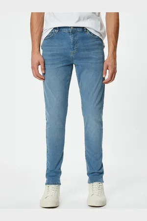 Koton Men Skinny Fit Low-Rise Trousers