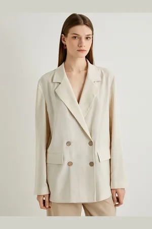 Koton Women Lapel Collar Longline Tailored Jacket
