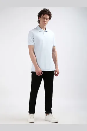 Calvin Klein Men Polo Collar Solid T-shirt
