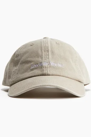 H&M Embroidered-Motif Cotton Cap