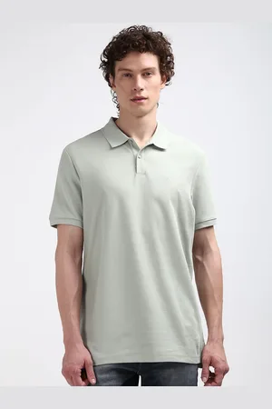 Calvin Klein Men Polo Collar Solid T-shirt