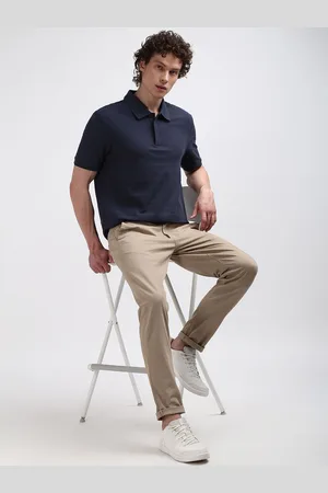 Calvin Klein Men Polo Collar Solid T-shirt