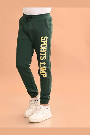 LilPicks Boys Mid-Rise Typography Printed Cotton Joggers