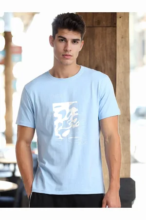 NOBERO Men Graphic Printed Pure Cotton T-shirt