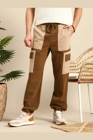 Mast & Harbour Men Jogger Style Cargo Trousers