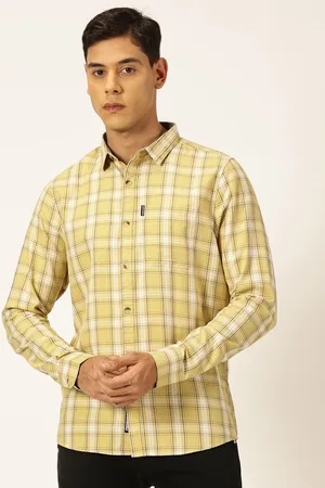 Provogue Classic Slim Fit Tartan Checks Pure Cotton Twill Casual Shirt
