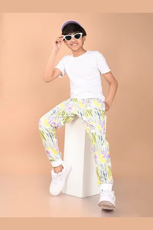 LilPicks Boys Printed Relaxed Fit Mid Rise Joggers