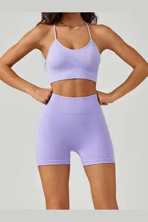 LULU & SKY Women High-Rise Ultra Cinched Waist Sports Shorts