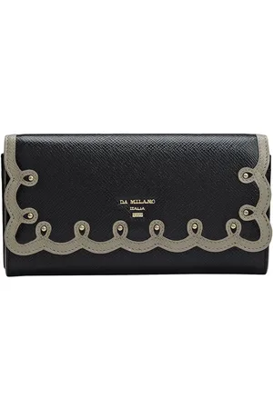 Da Milano Women Textured Leather Two Fold Wallet