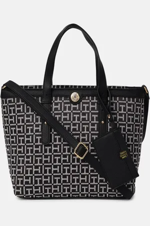 Tommy Hilfiger Animal Textured Structured Solid Sling Bag
