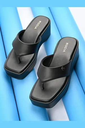 Rocia Colourblocked Wedge Peep Toes